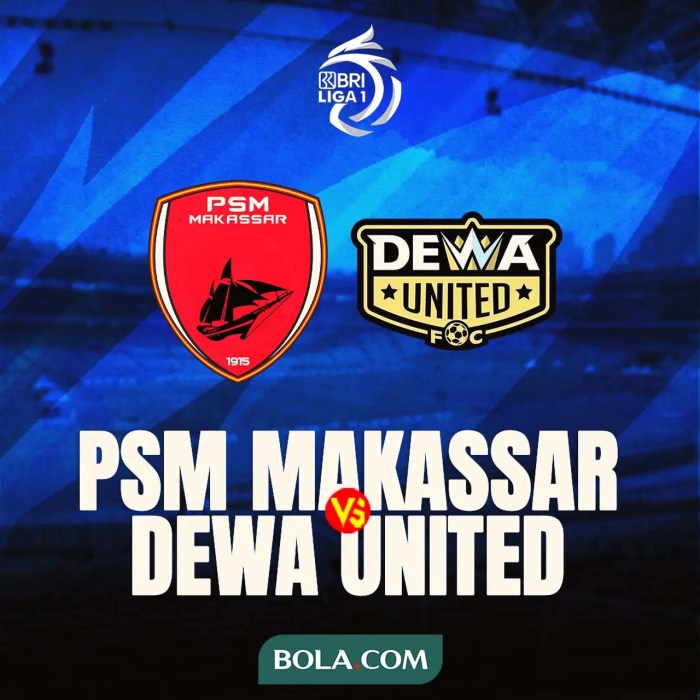 Jadwal dan Siaran Langsung Dewa United Vs PSM Makassar di Super League Pekan ke-12