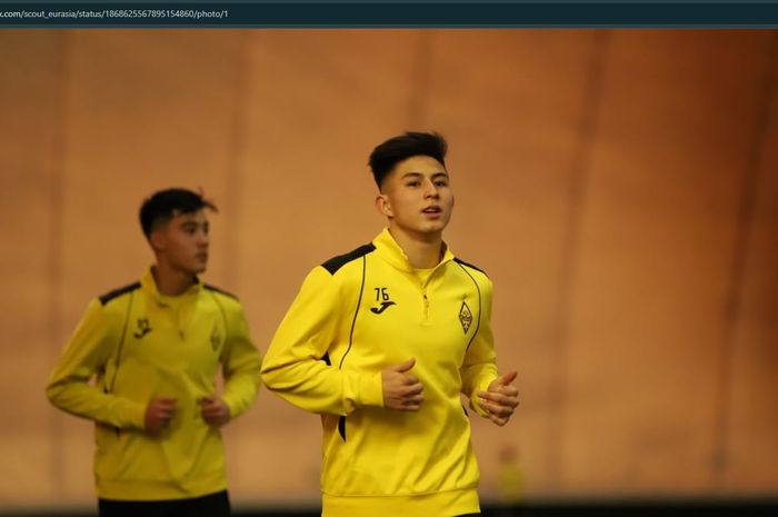 Future Chelsea star Dastan Satpaev fires in debut goal for Kazakhstan vs Belgium - commentator's stunned reaction says it all